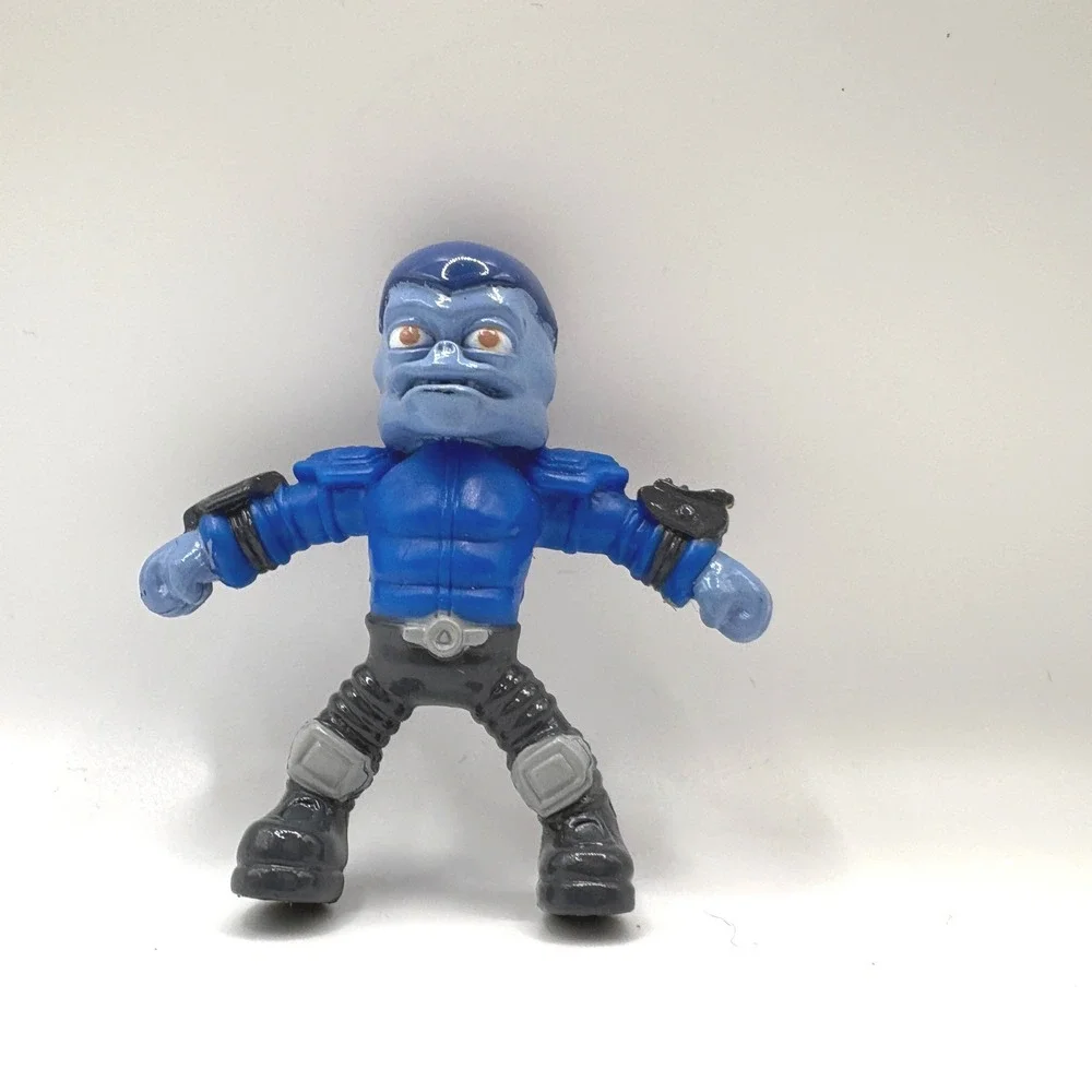 Burger King Small Soldiers Alien Action Figure Blue Tactical Toy 2001 BKC 3in